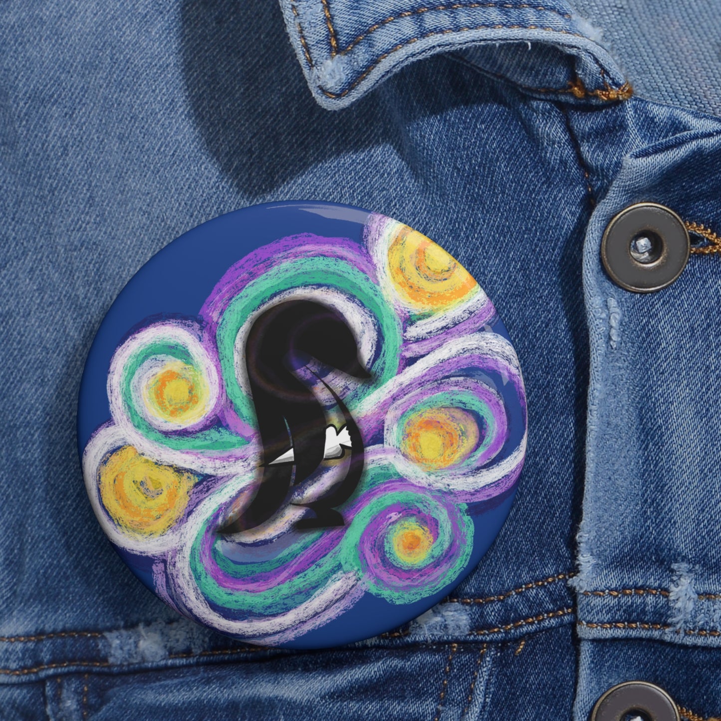 Sweetems Night Pin Button