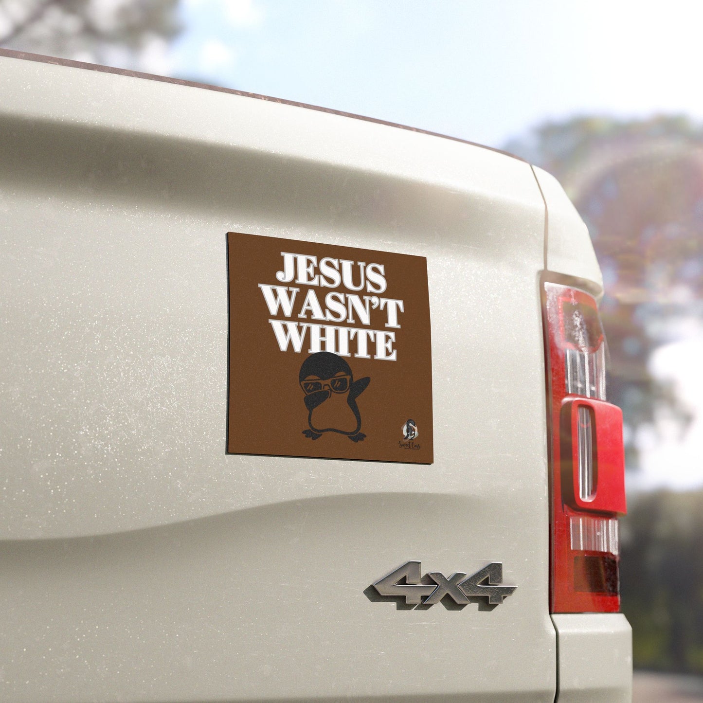 Car Magnet - "Jesus Wasn't White"