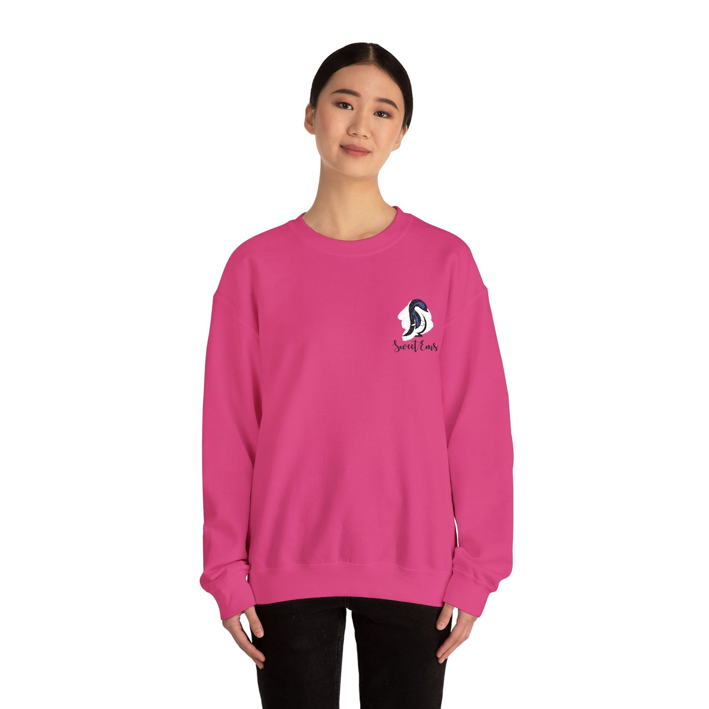 Logo Embroidery Crewneck Sweatshirt