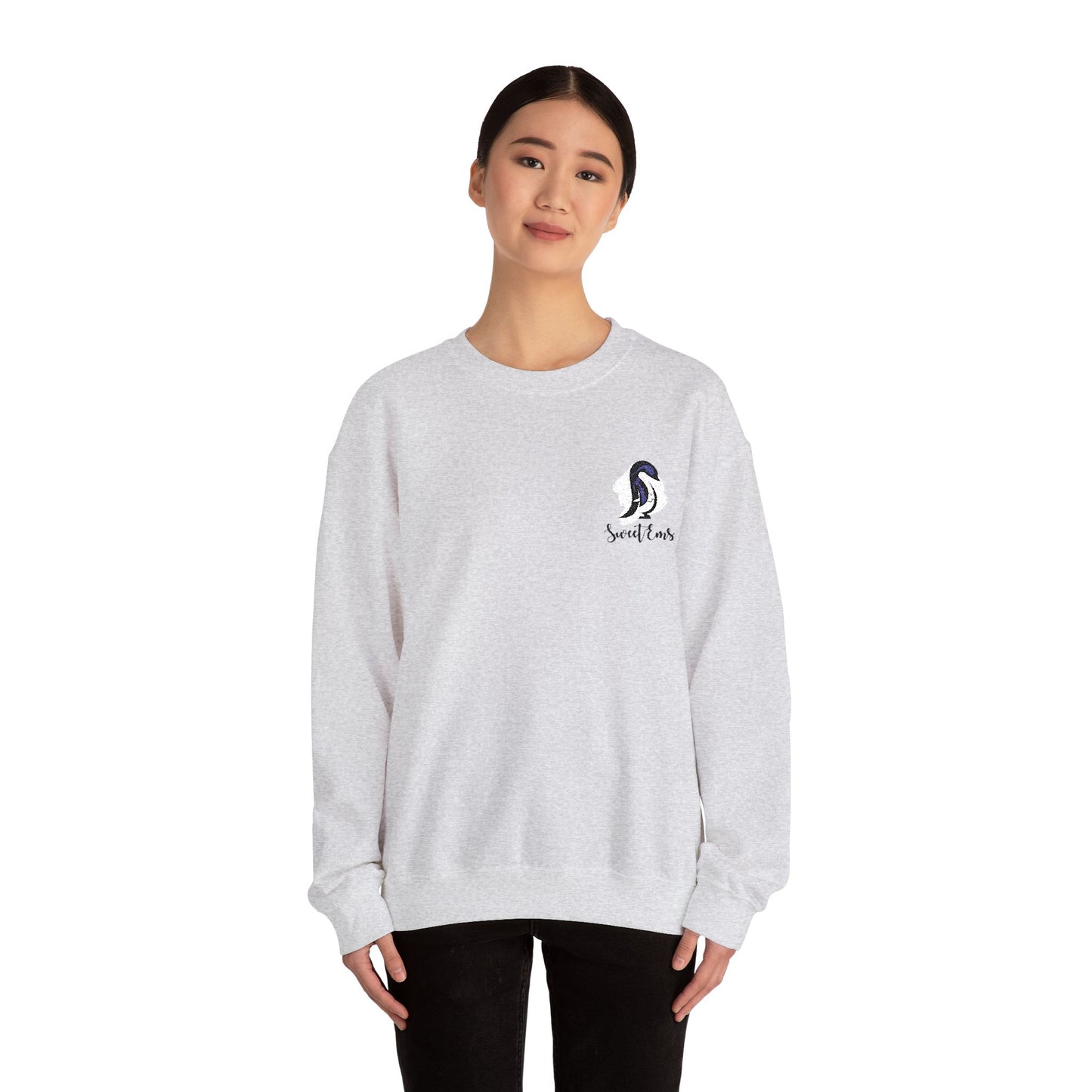 Logo Embroidery Crewneck Sweatshirt