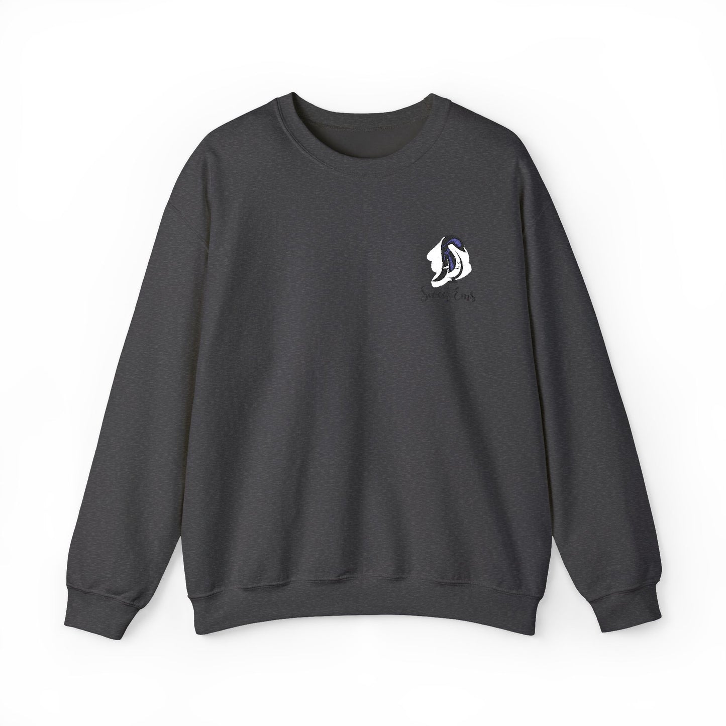 Logo Embroidery Crewneck Sweatshirt