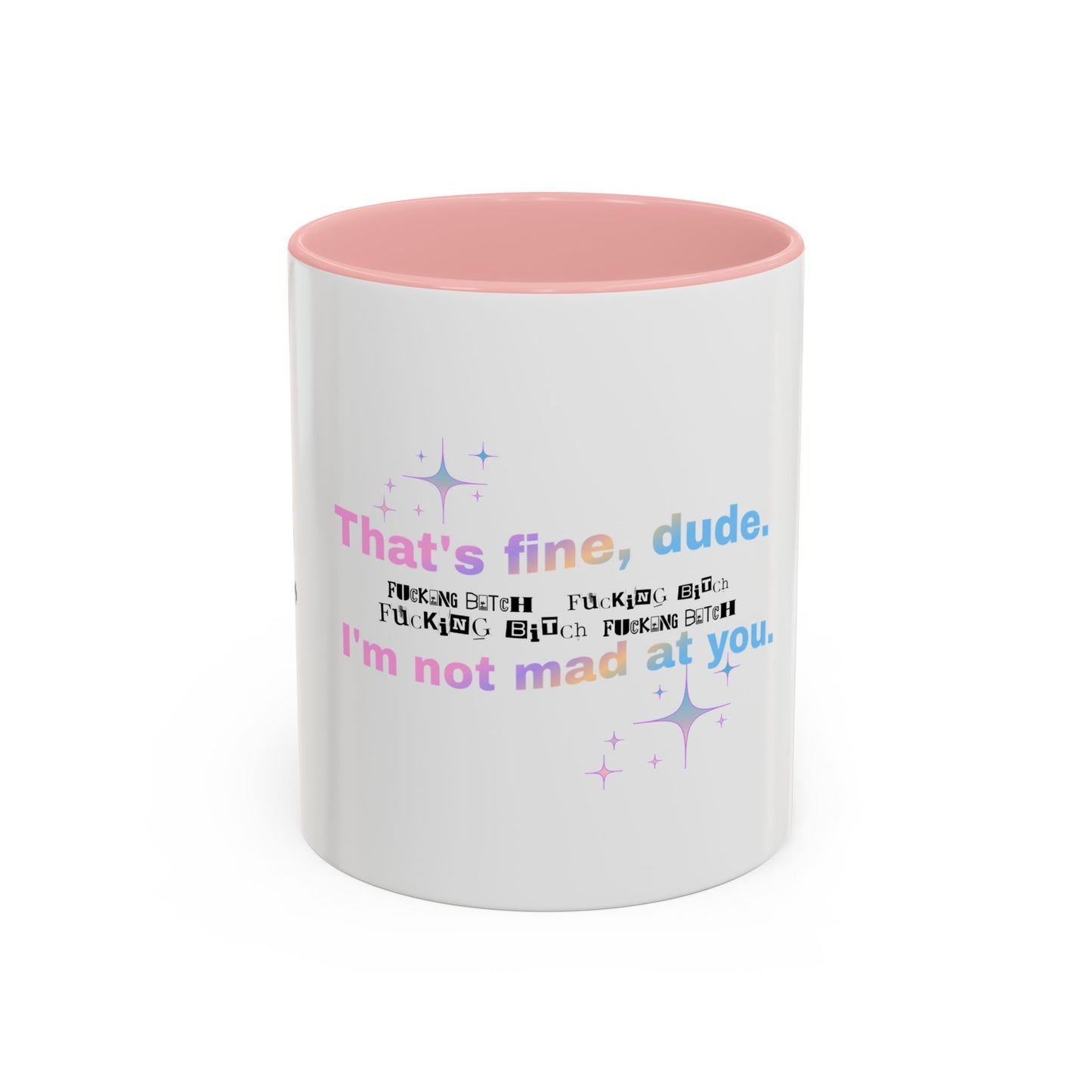 War on Woman Accent Coffee Mug — 11/15oz Feminist Statement Ceramic Mug