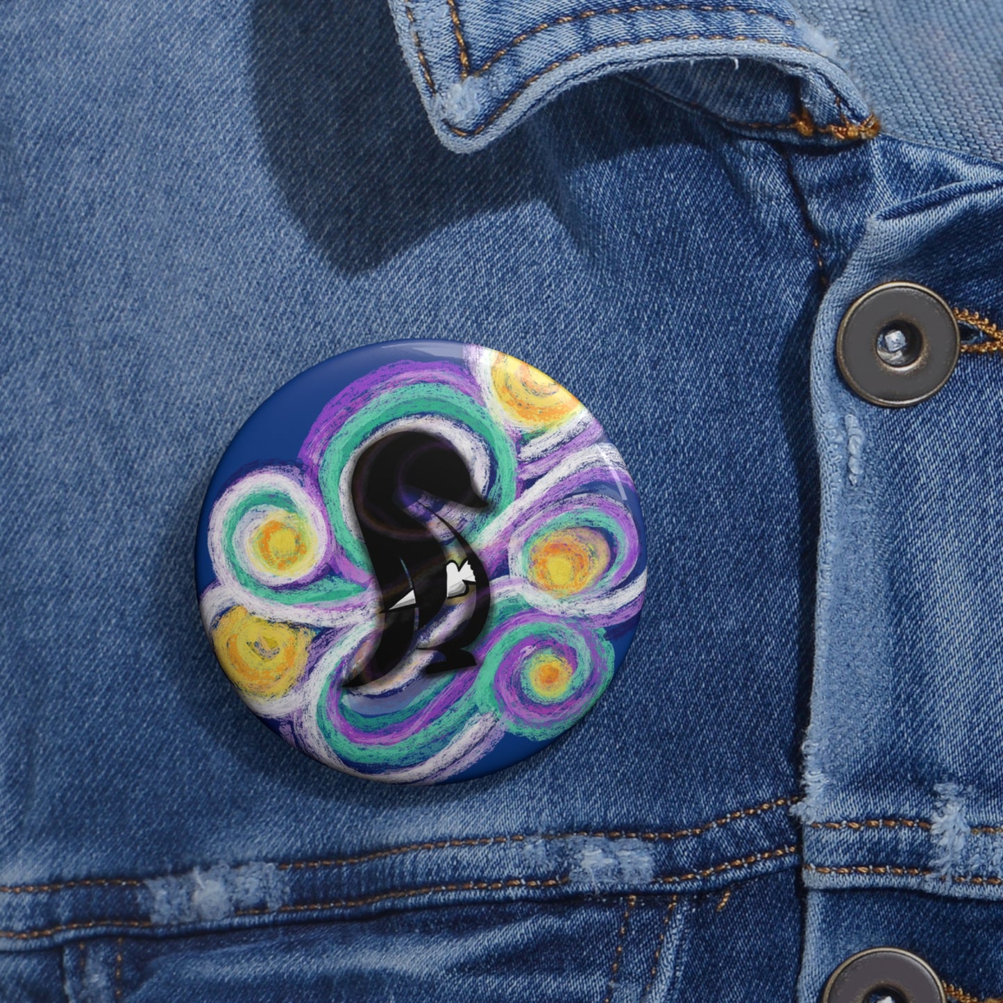 Sweetems Night Pin Button