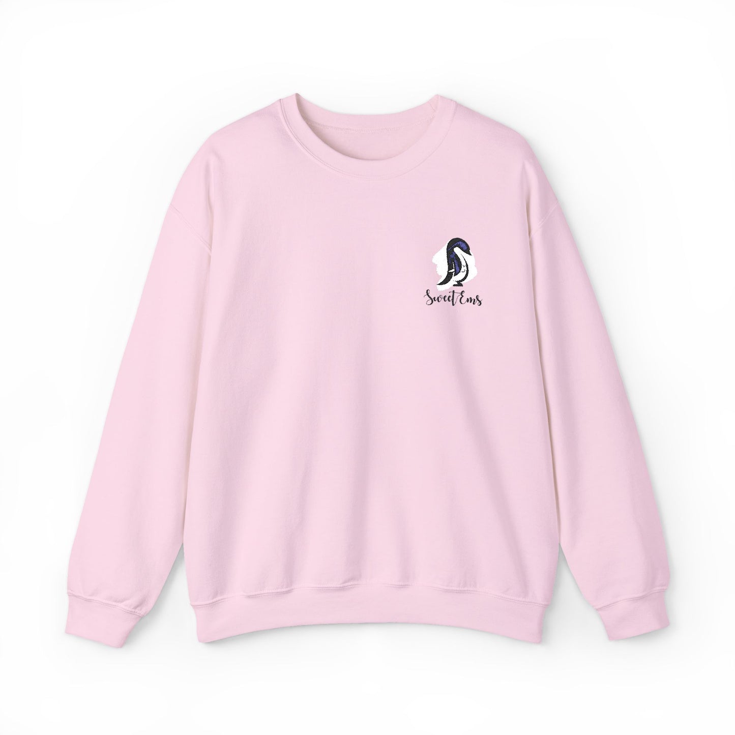 Logo Embroidery Crewneck Sweatshirt