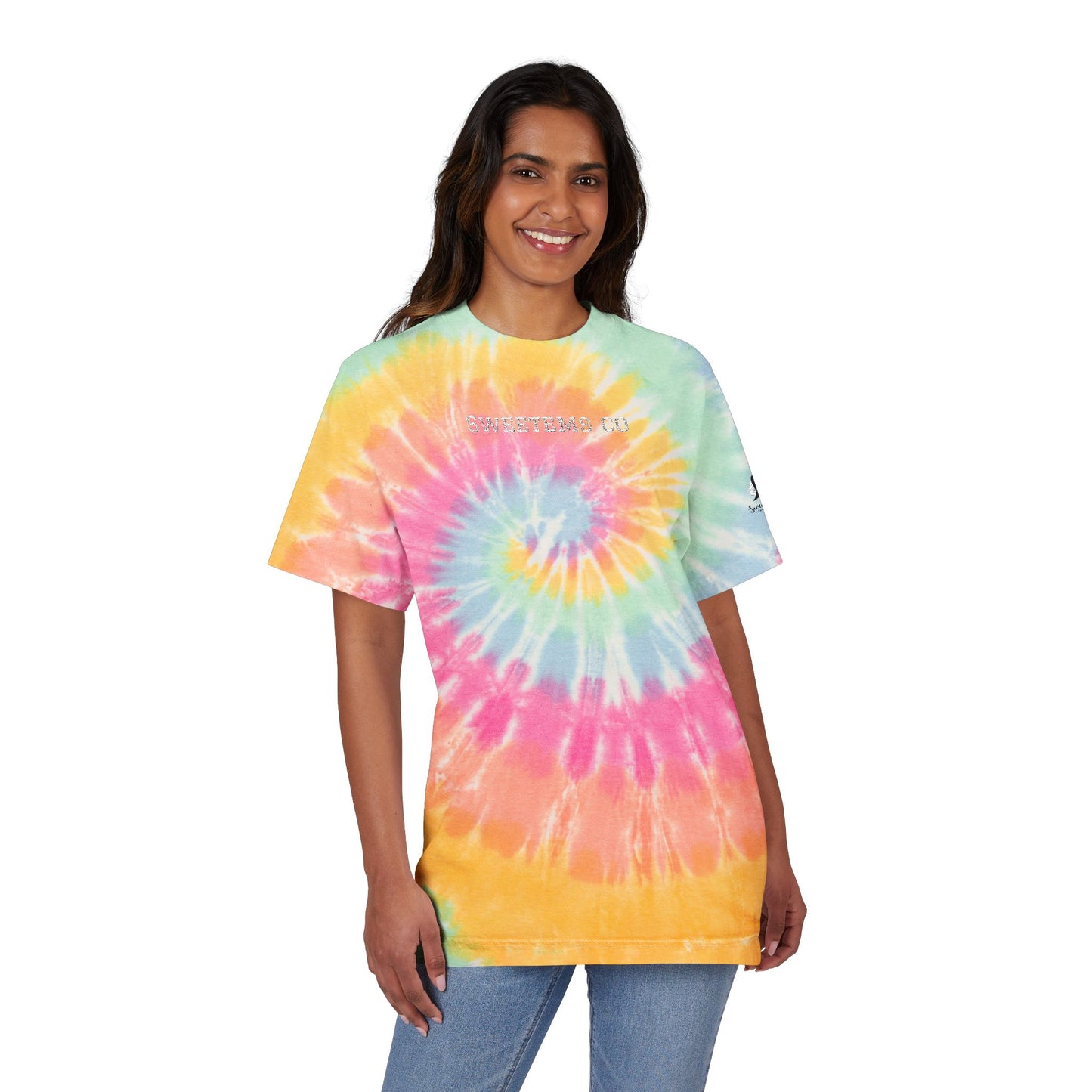Rainbow Spiral Oversized T