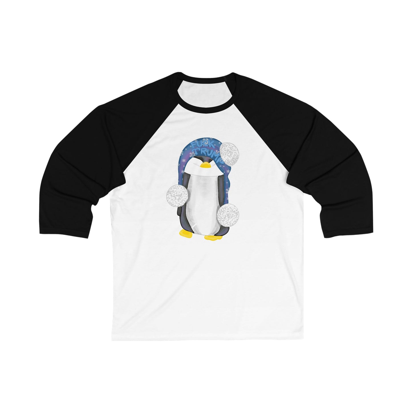 FDT Penguin Baseball Tee — 3/4 Seeve Shirt