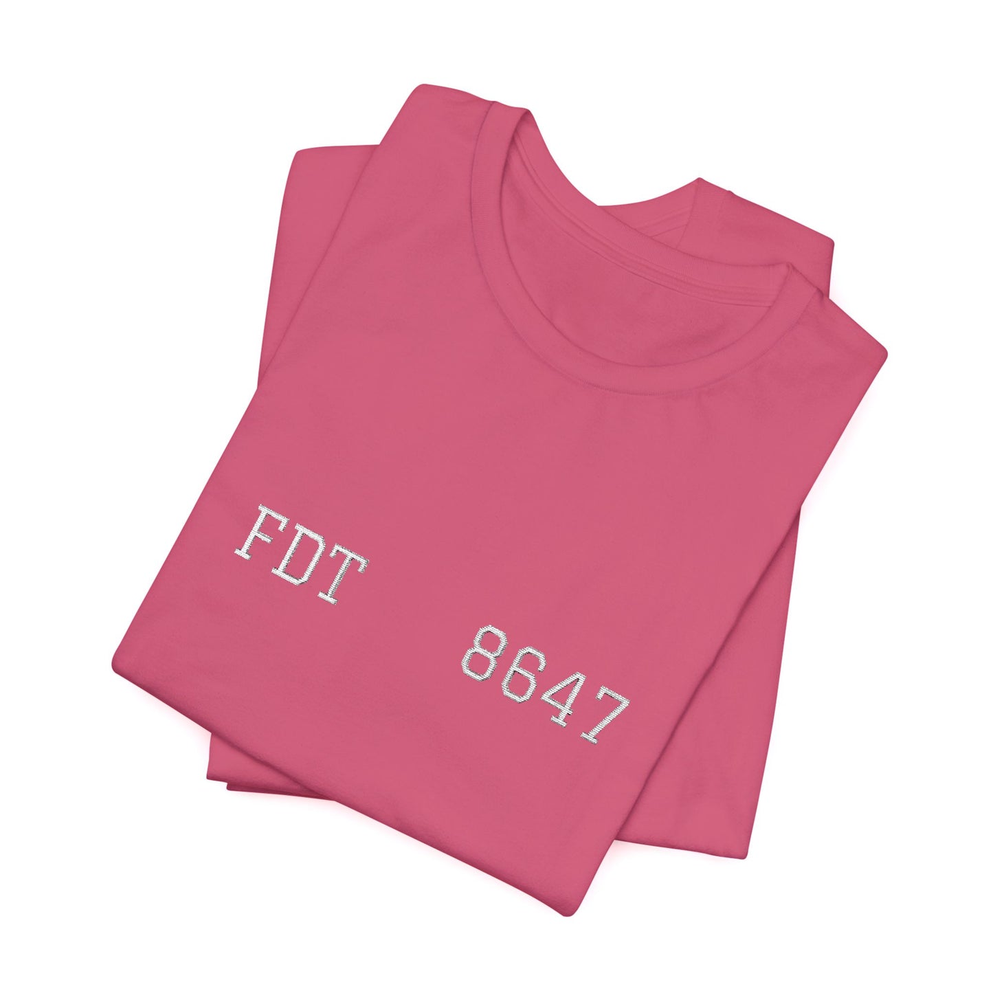 FDT 8647 Unisex Jersey Short Sleeve T