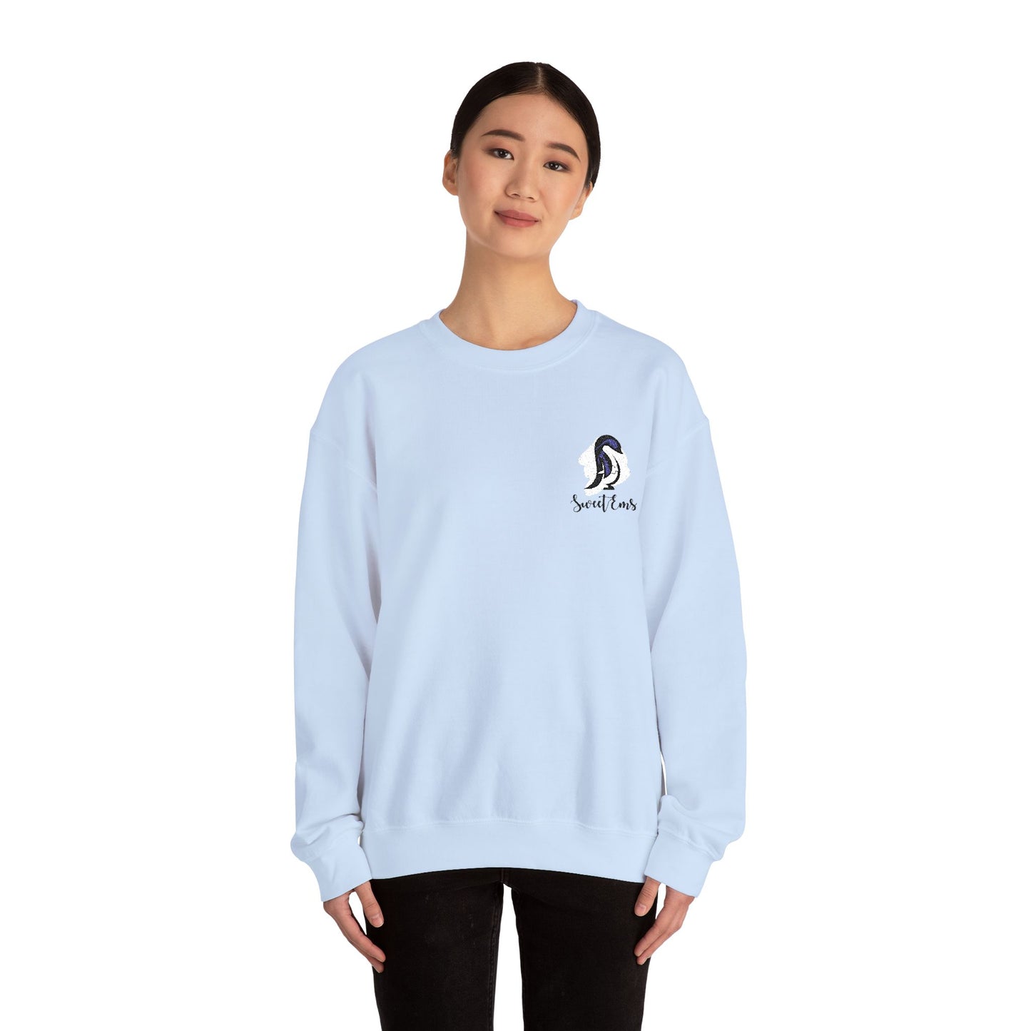 Logo Embroidery Crewneck Sweatshirt