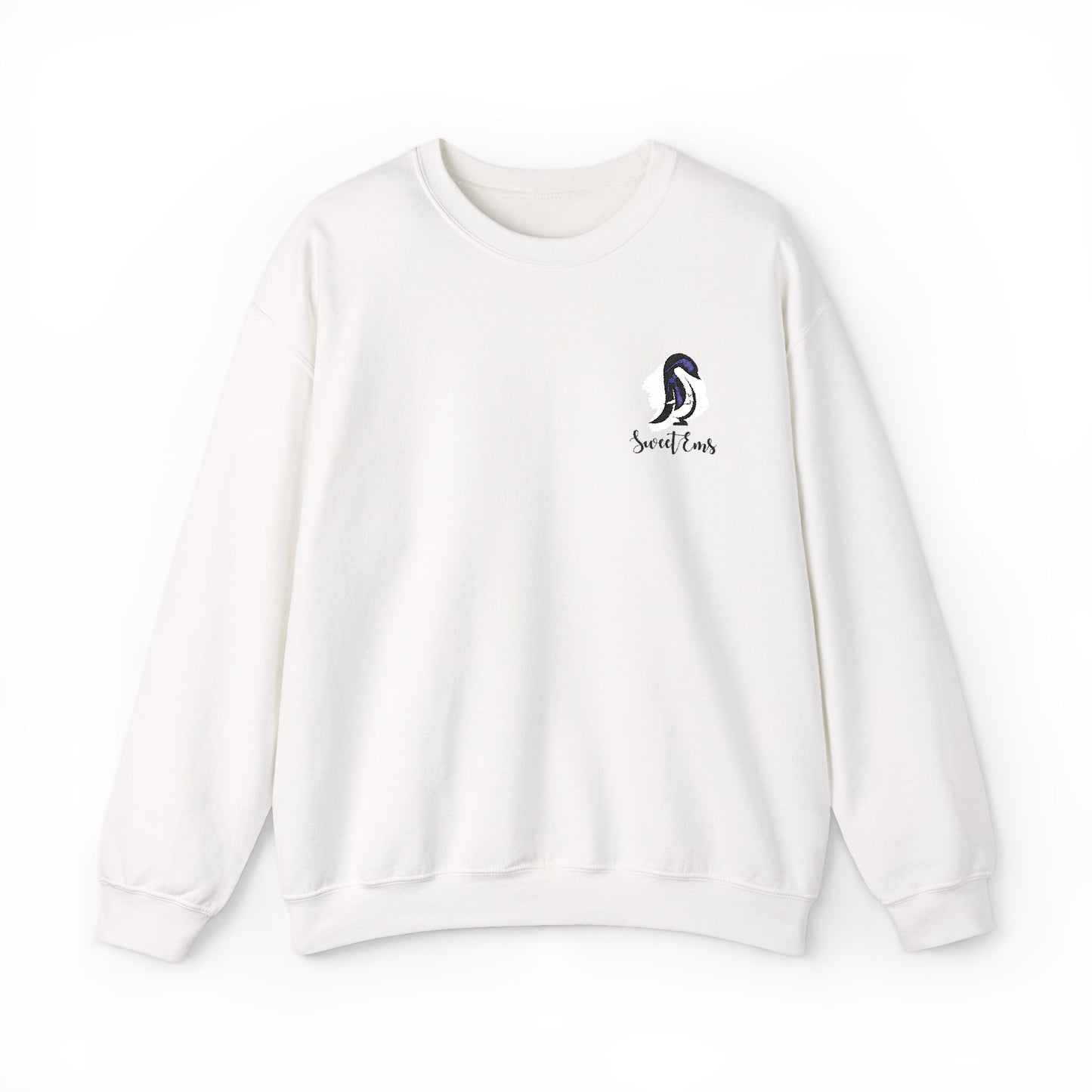 Logo Embroidery Crewneck Sweatshirt