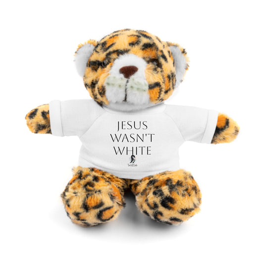Jesus Wasn't White Stuffed Animal — Inclusive Plush Toy with Tee