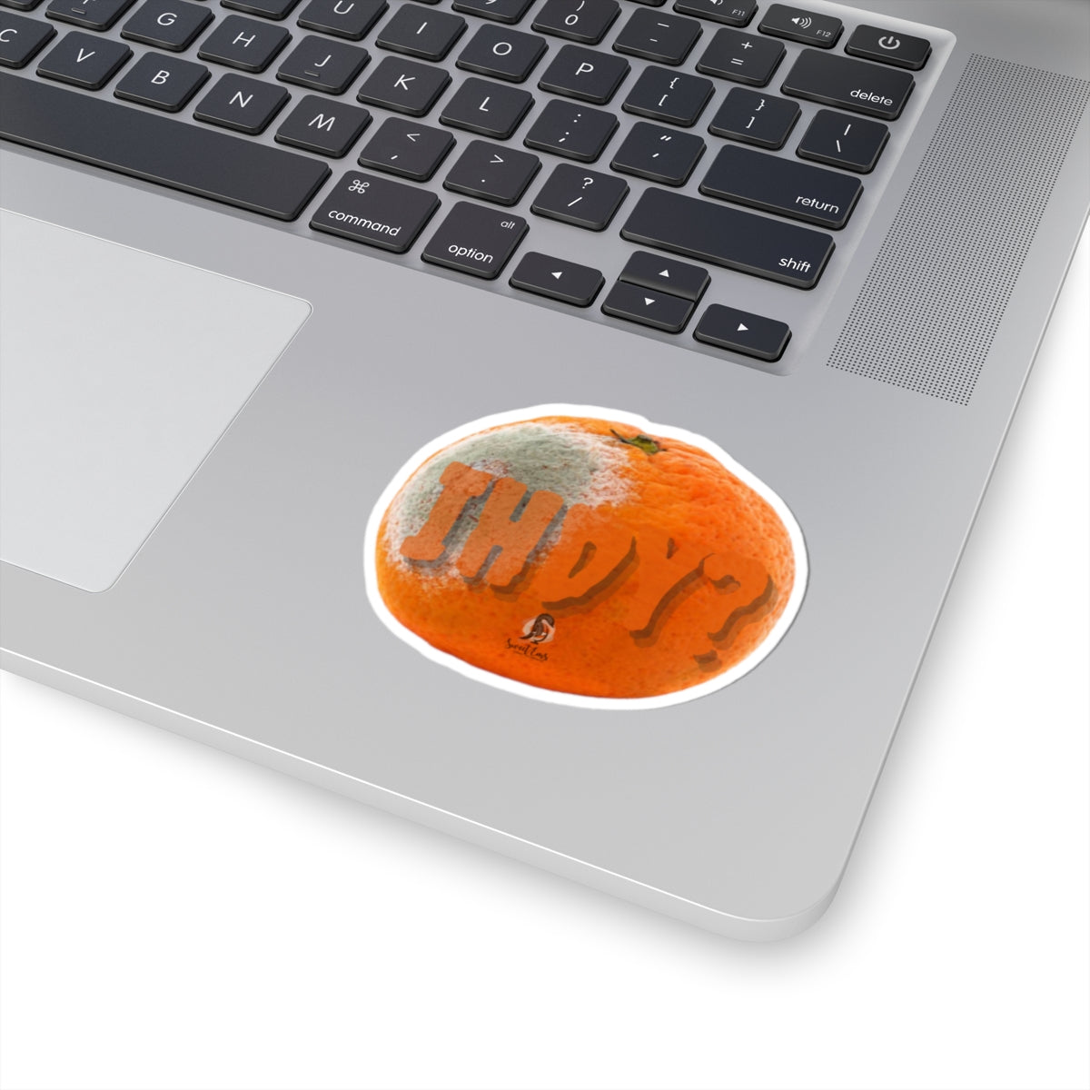Decaying Orange Sticker — 'IHDY?' Sticker