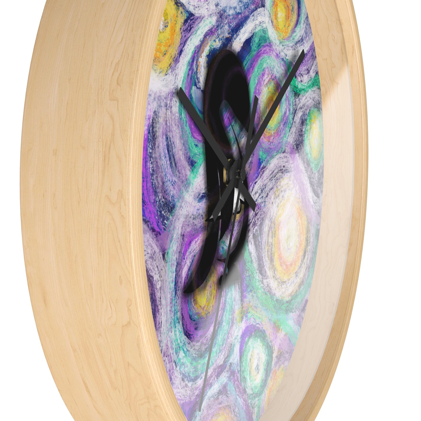 Starry Night–Style Sweetems Night Wall Clock