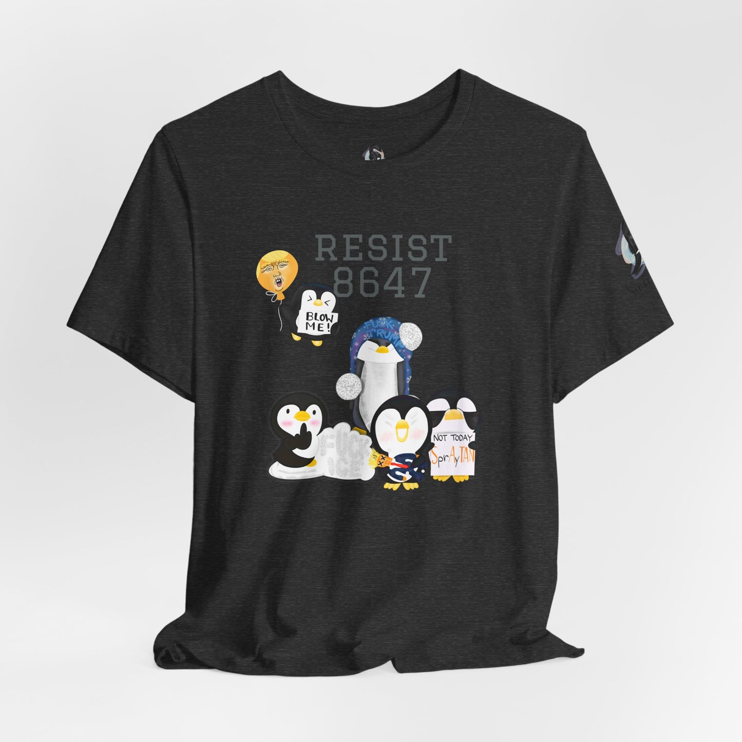 Penguin Protest Tee — "Tariffed FDT" T
