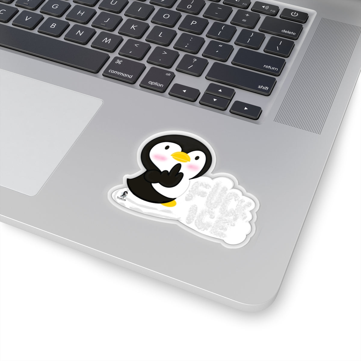 Fuck ICE FDT Illustrated Penguin Sticker
