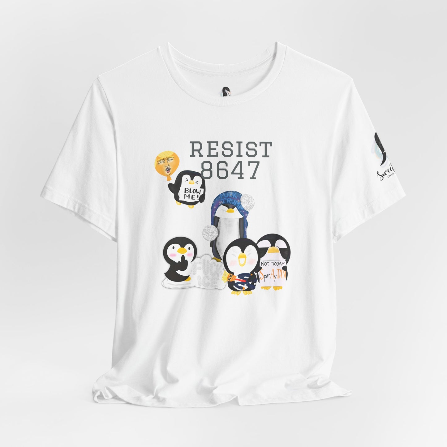Penguin Protest Tee — "Tariffed FDT" T
