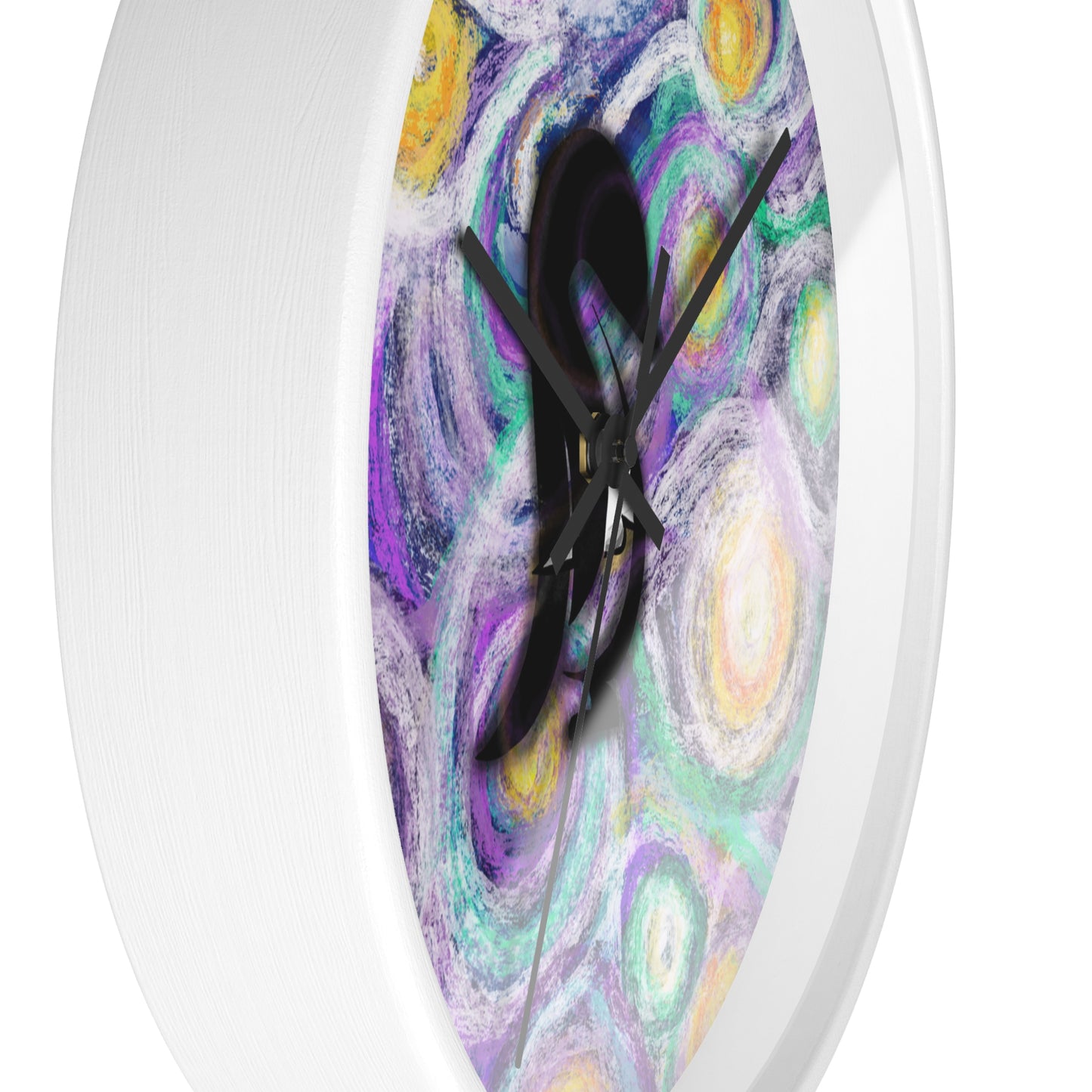 Starry Night–Style Sweetems Night Wall Clock
