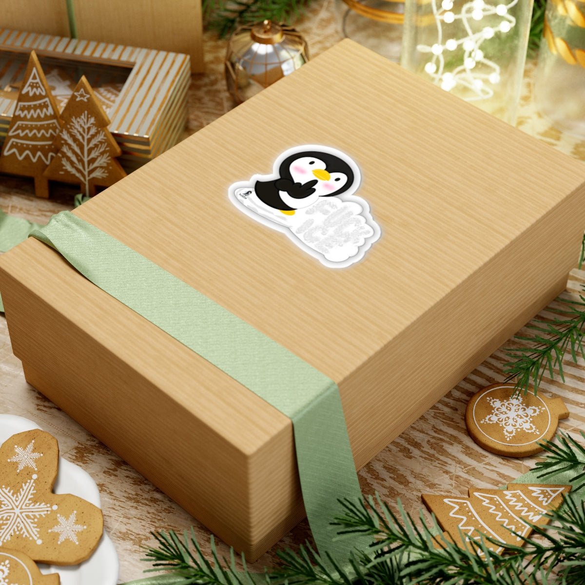 Fuck ICE FDT Illustrated Penguin Sticker