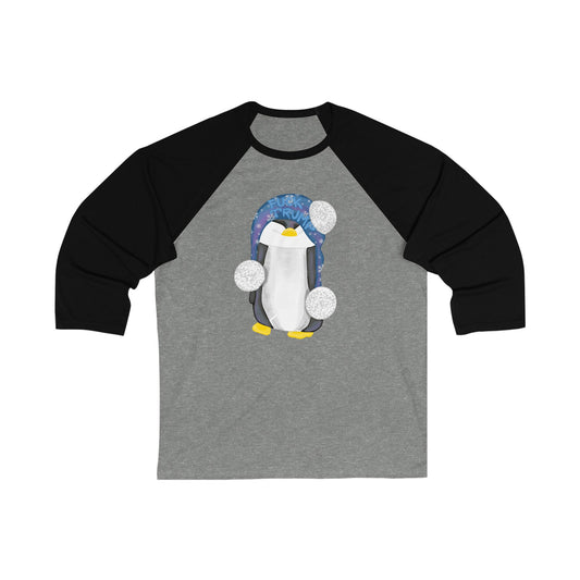 FDT Penguin Baseball Tee — 3/4 Seeve Shirt