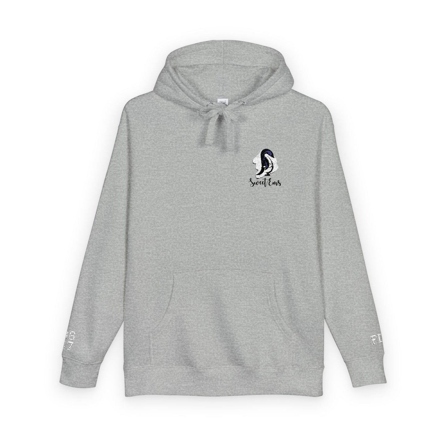 Resist Penguin Logo Embroidered Hoodie - Fleece Pullover