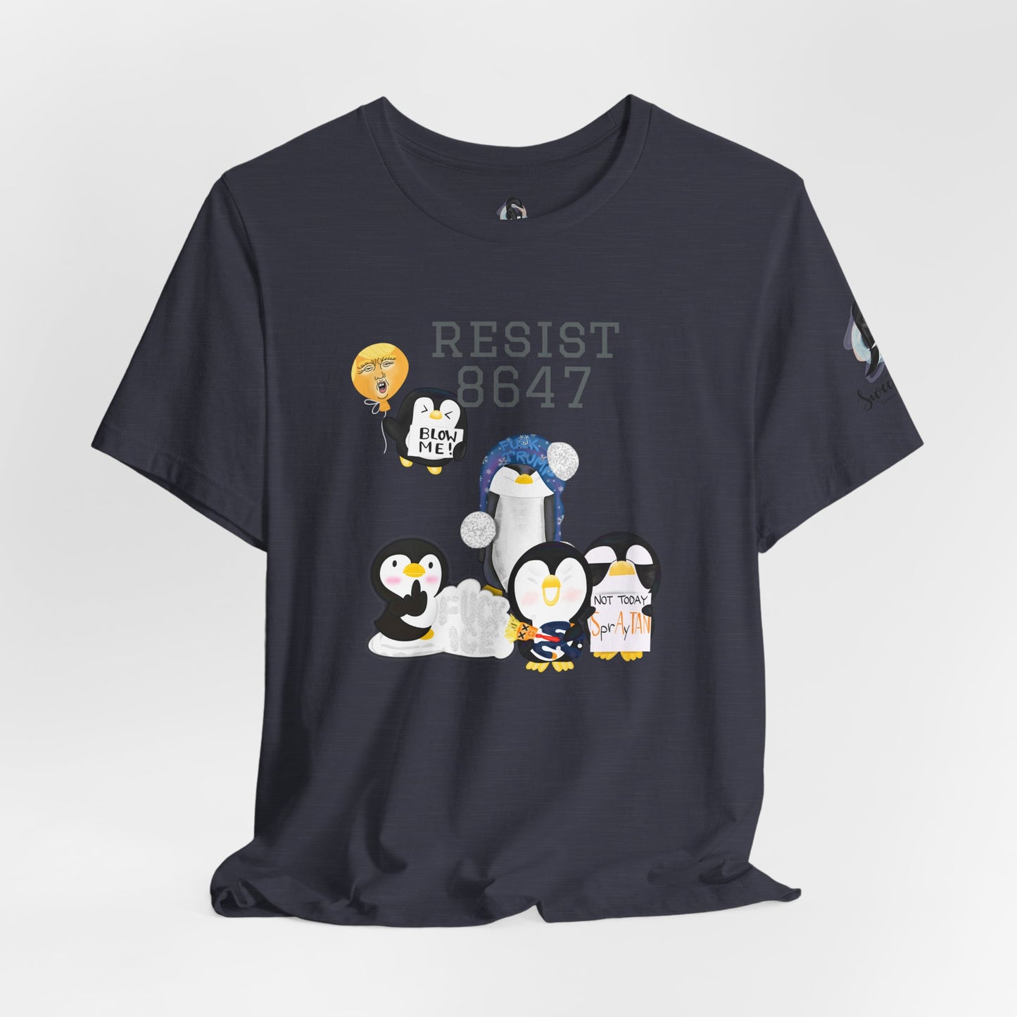 Penguin Protest Tee — "Tariffed FDT" T