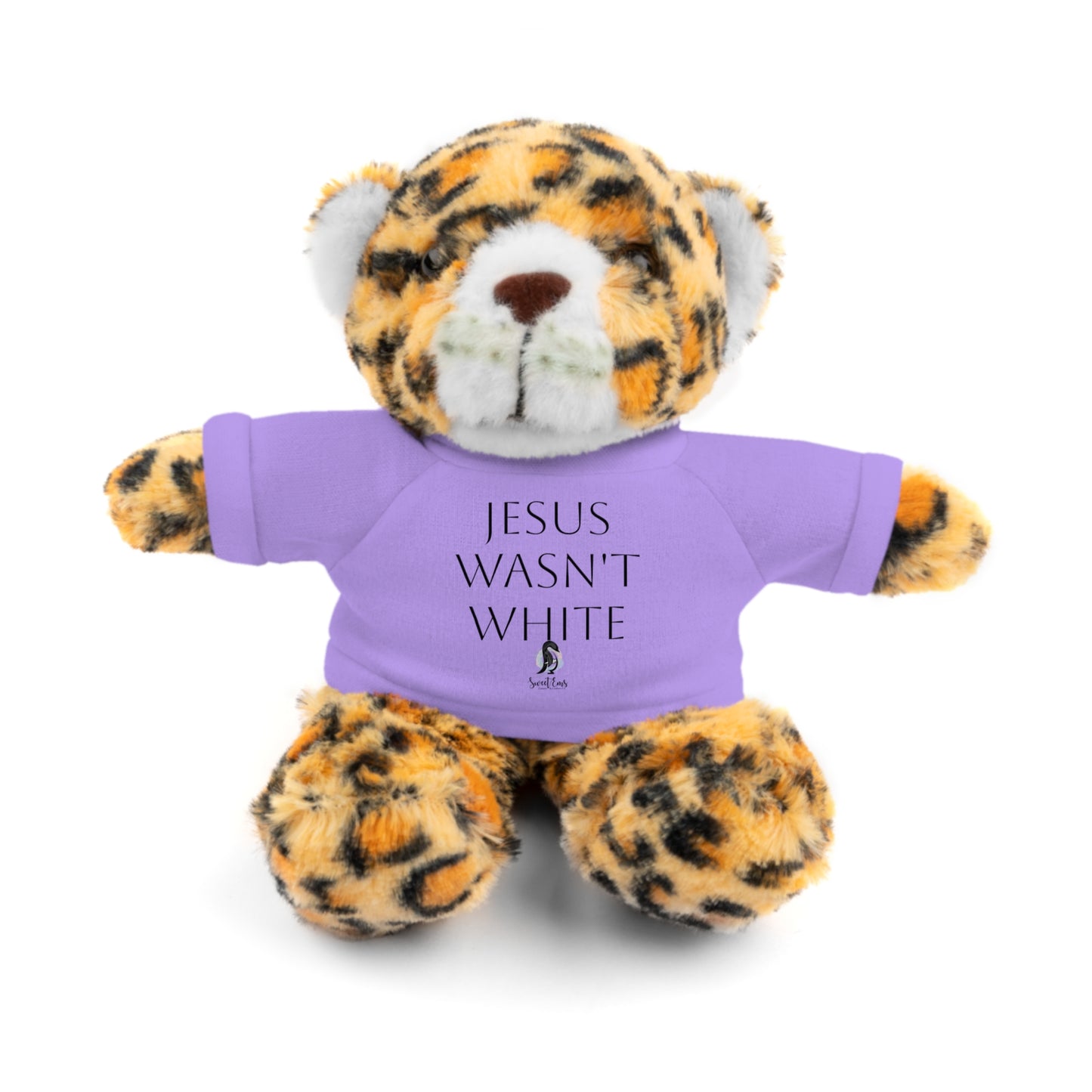 Jesus Wasn't White Stuffed Animal — Inclusive Plush Toy with Tee