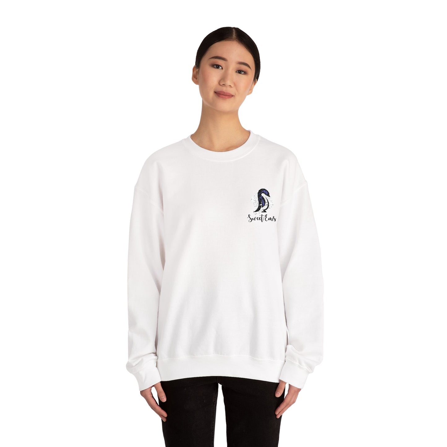 Logo Embroidery Crewneck Sweatshirt