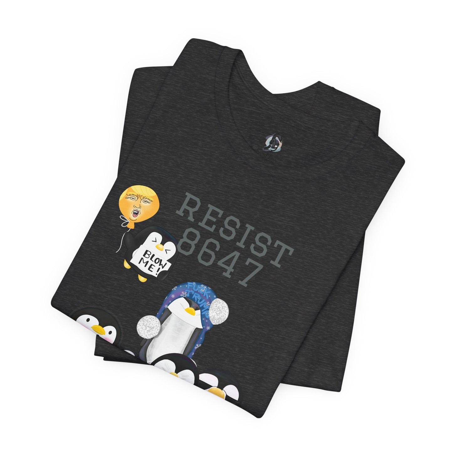 Penguin Protest Tee — "Tariffed FDT" T