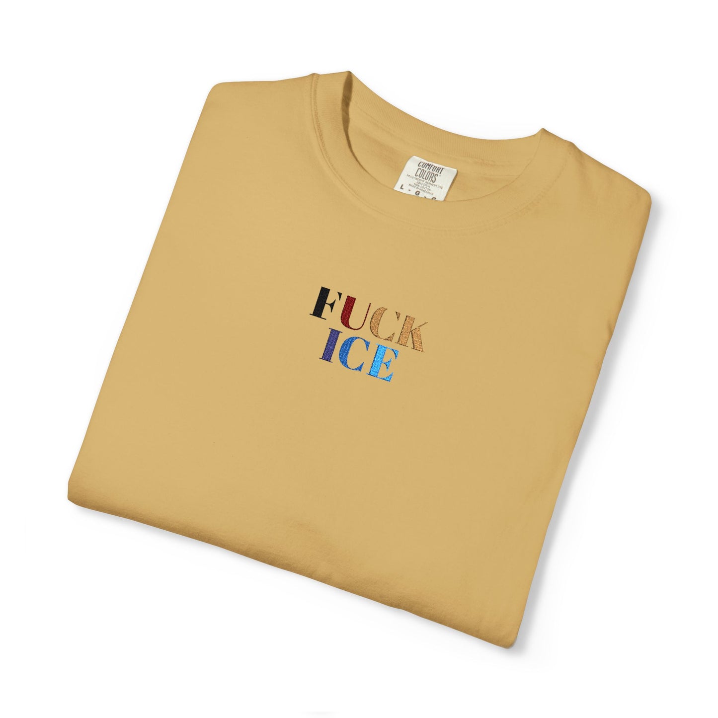 Fuck Ice T— Bold Multicolor Embroidered