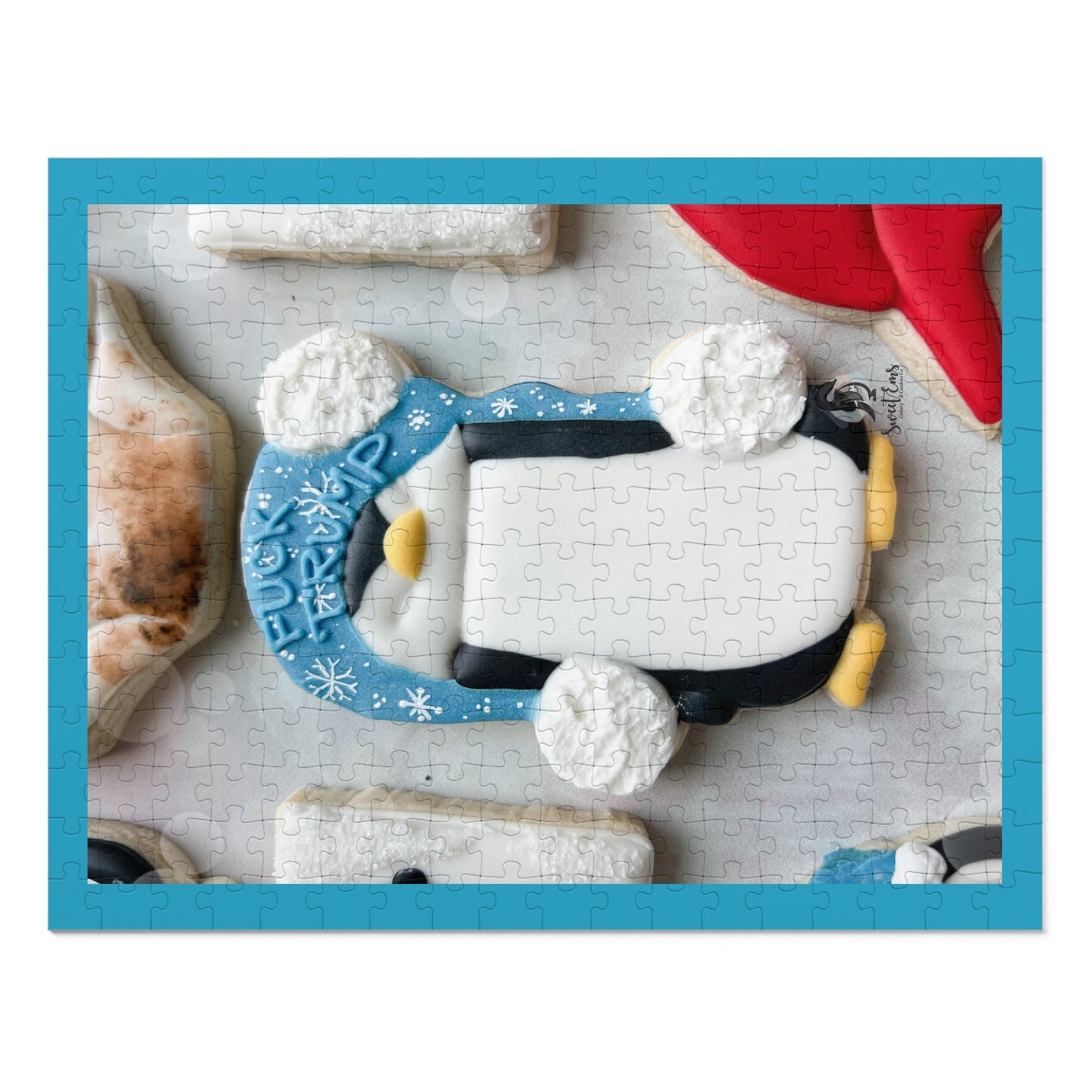 Penguin Jigsaw Puzzle with Tin — 252-Piece