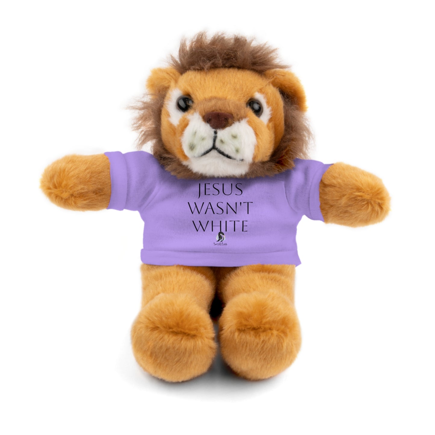 Jesus Wasn't White Stuffed Animal — Inclusive Plush Toy with Tee