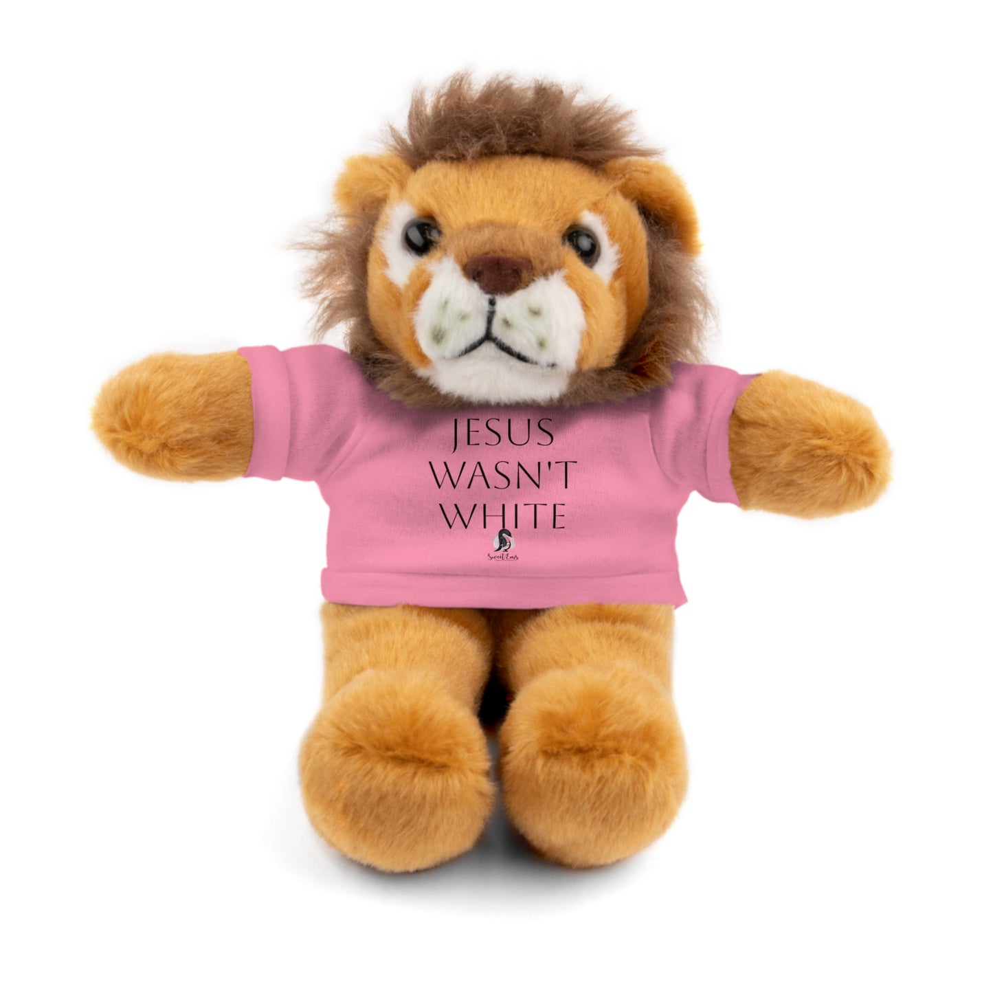 Jesus Wasn't White Stuffed Animal — Inclusive Plush Toy with Tee