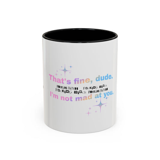 War on Woman Accent Coffee Mug — 11/15oz Feminist Statement Ceramic Mug