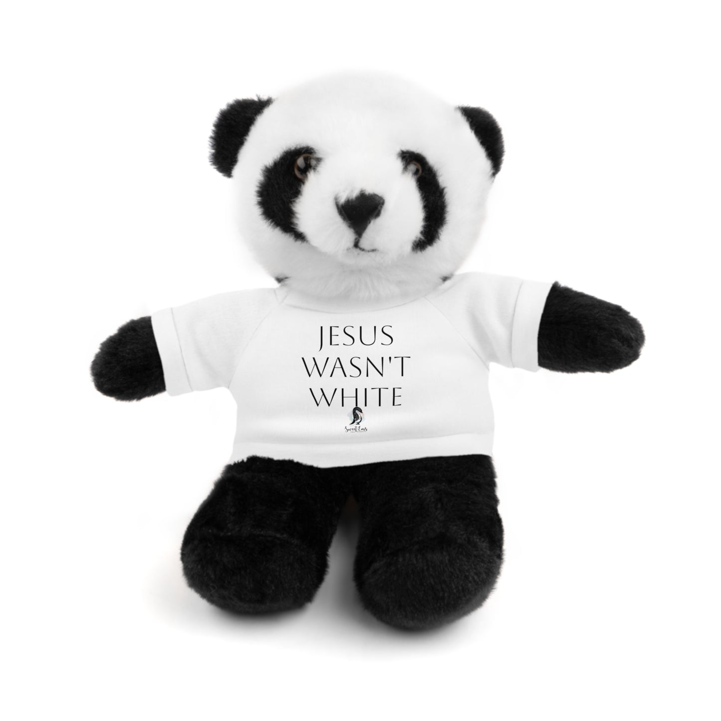 Jesus Wasn't White Stuffed Animal — Inclusive Plush Toy with Tee