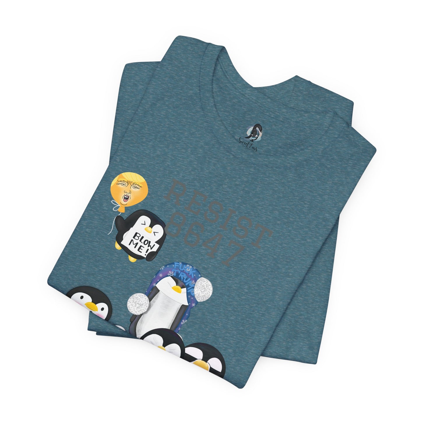 Penguin Protest Tee — "Tariffed FDT" T