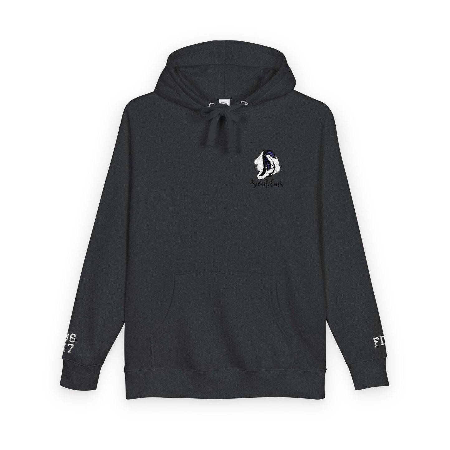 Resist Penguin Logo Embroidered Hoodie - Fleece Pullover