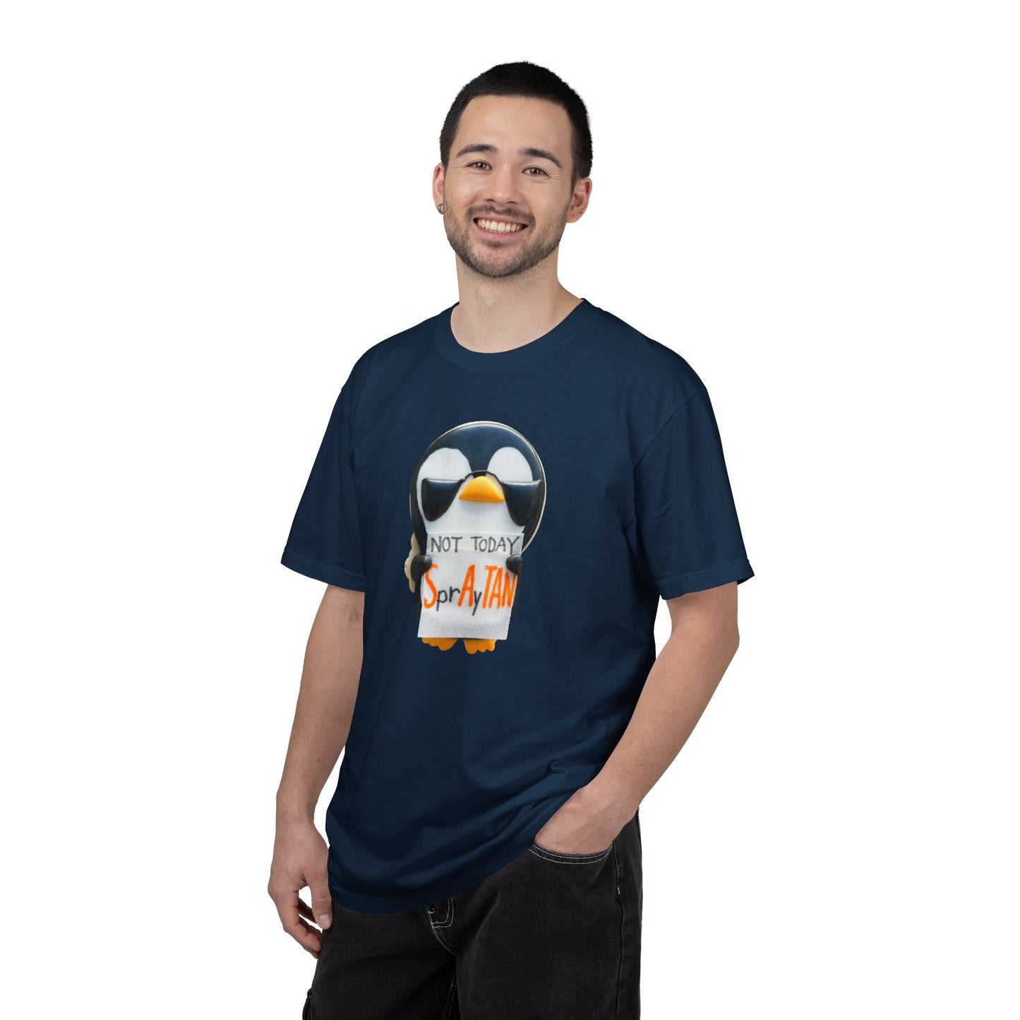 Penguin "Not Today SprAyTAN" T