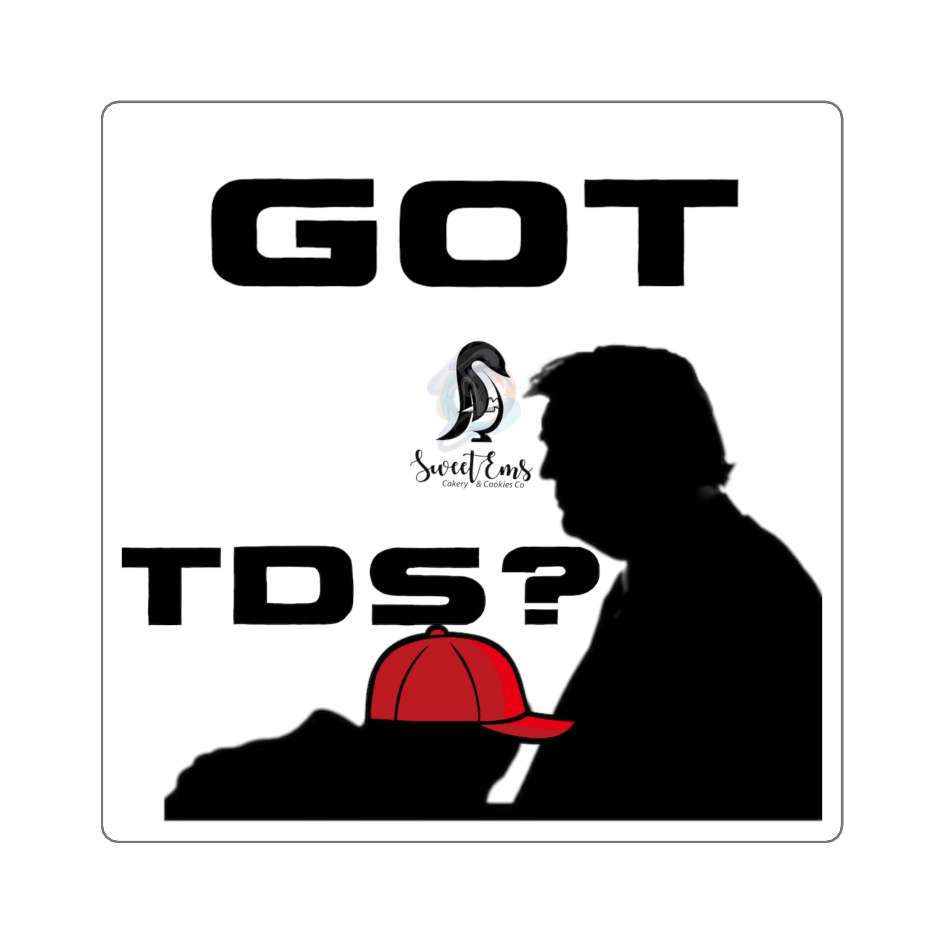 Got TDS? Square Sticker – Sweetems Co.