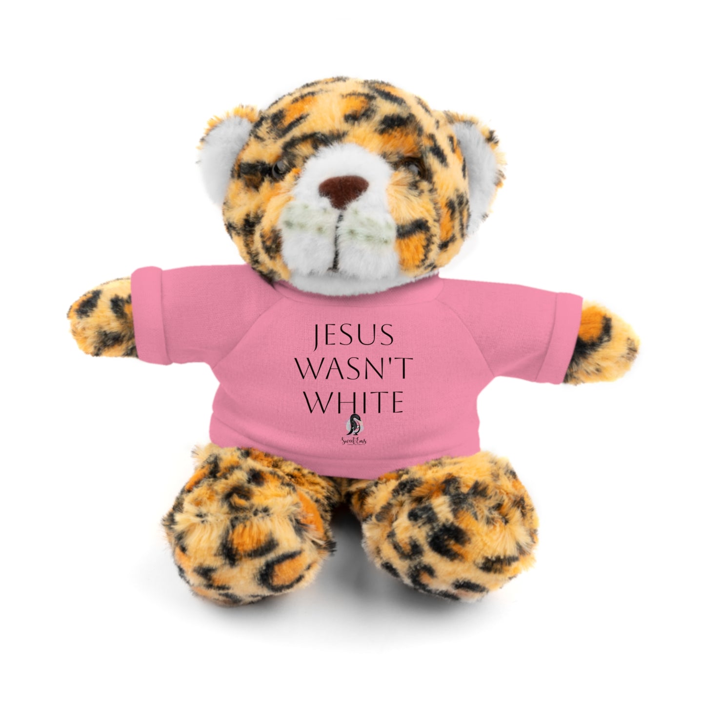 Jesus Wasn't White Stuffed Animal — Inclusive Plush Toy with Tee