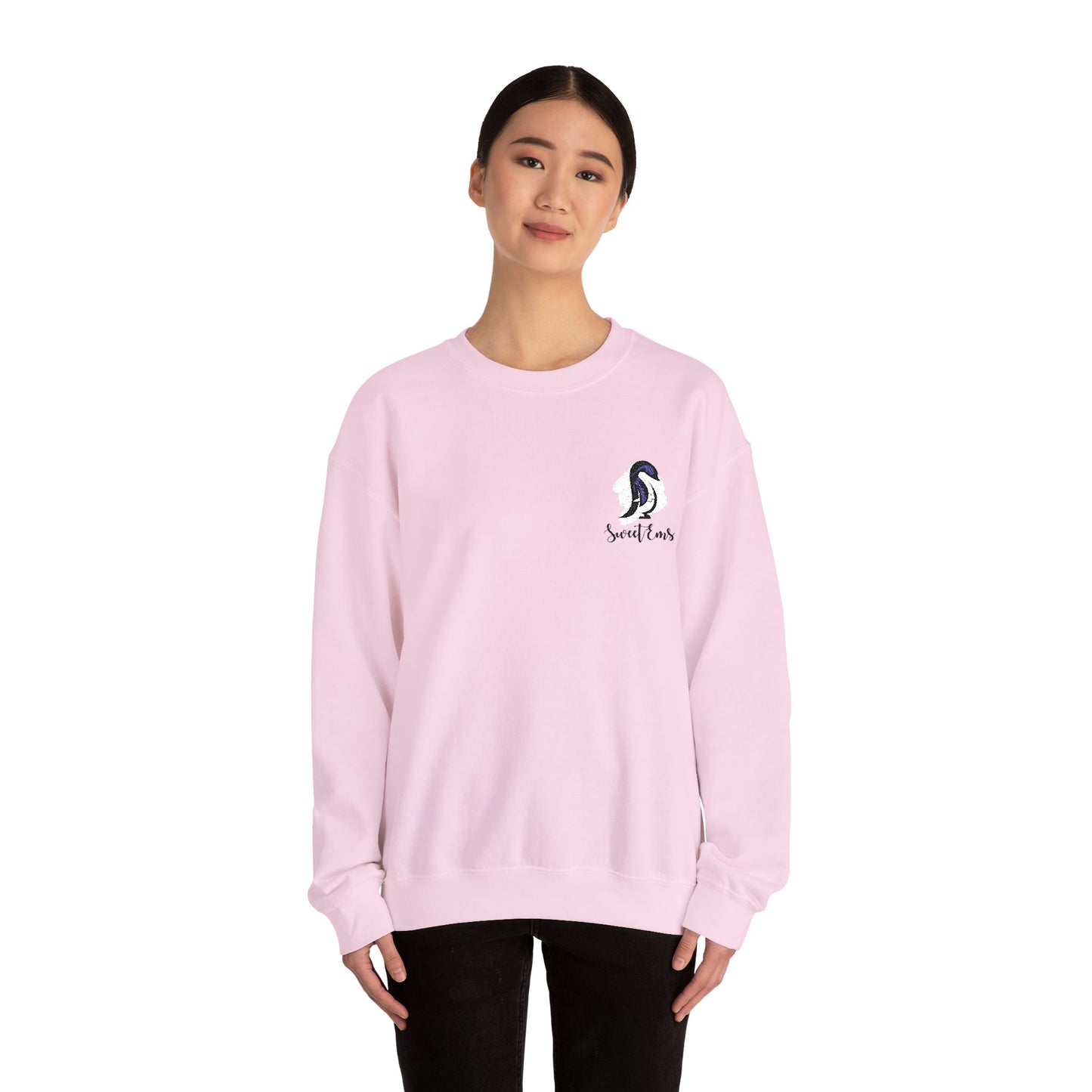 Logo Embroidery Crewneck Sweatshirt