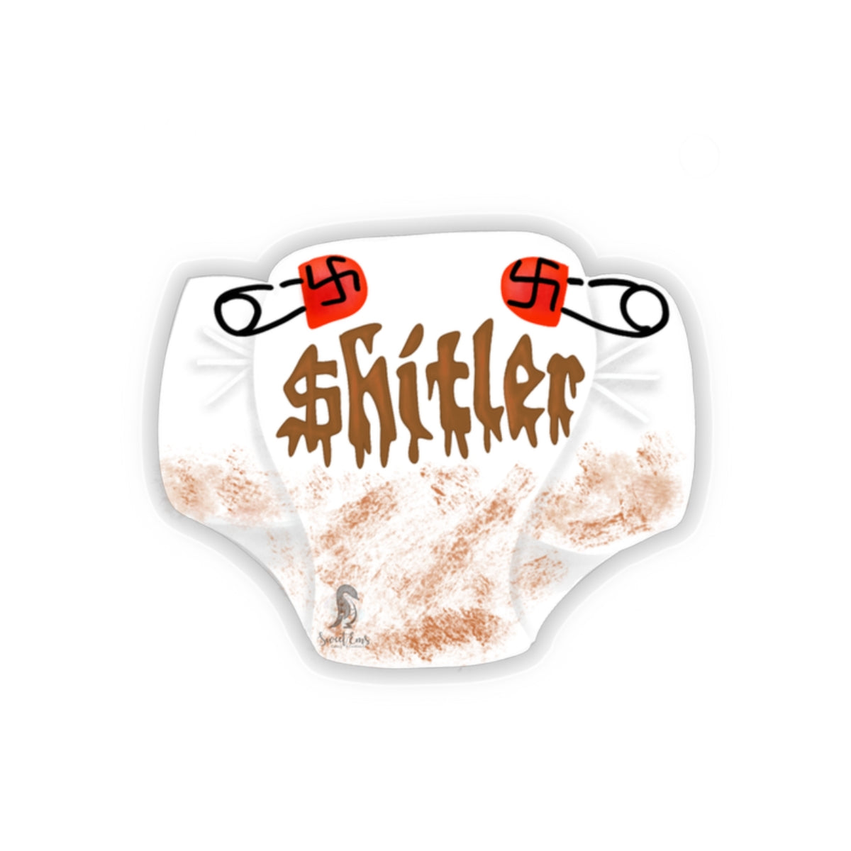 Shitler FDT Illustrated Sticker