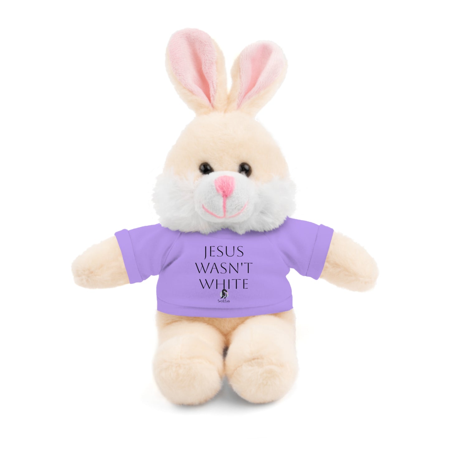 Jesus Wasn't White Stuffed Animal — Inclusive Plush Toy with Tee